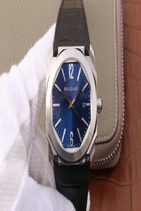 Replica Bvlgari Octo 102429 BGO38C3SLD Dark Blue Dial