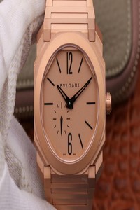Replica Bvlgari Octo Finissimo 102912 BV Factory Rose Gold Dial