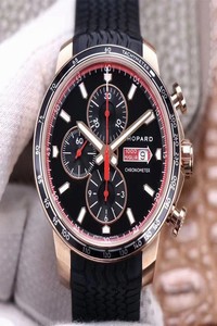 Replica Chopard Classic Racing Mille Miglia GTS Chronograph 161293-5001 V7 Factory Black Dial