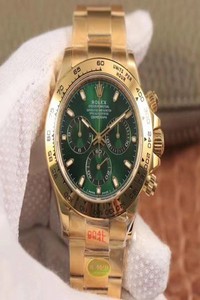 Replica Rolex Daytona M116508-0013 Noob Factory Green Dial 4130 Movement