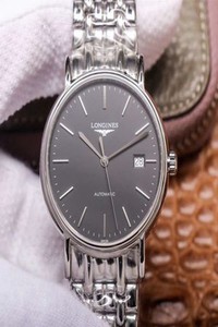 Replica RM Factory Longines Presence L4.921.4.52.6 Stainless Steel Black Dial