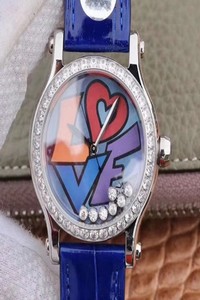 Replica Chopard Happy Diamonds Happy Love 278559-3020 YF Factory Blue Mother Pearl Dial