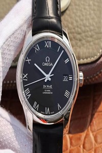 Replica Omega De Ville 431.13.41.21.01.001 VS Factory Black Dial