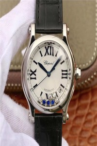 Replica Chopard Happy Sport 36MM Automatic Stainless Steel Diamonds YF Factory 278559-3001