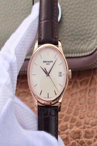 Replica ZF Factory Patek Philippe Calatrava Rose Gold 5227R-001 Flip Back Version