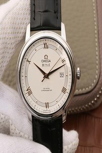 Replica Omega De Ville Prestige Co-Axial 39.5MM 424.13.40.20.02.005 MKS Factory Silver Dial