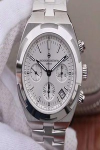 Replica Vacheron Constantin Overseas Chronograph 5500V/110A-B075 8F Factory Silver Dial
