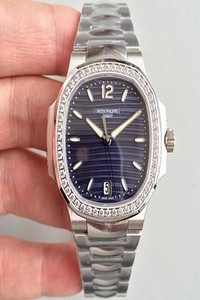 Replica Patek Philippe Nautilus Ladies 7018/1A-010 PF Factory Blue Dial