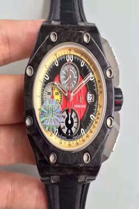Replica Audemars Piguet Royal Oak Offshore Grand Prix 26290IO.OO.A001VE.01 JF Factory V3 Red Dial