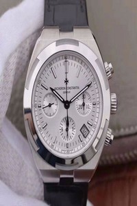 Replica Vacheron Constantin Overseas Chronograph 5500V/110A-B075 8F Factory Silver Dial