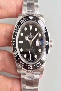 Replica Rolex GMT Master II 116710LN 40MM Noob Factory Black Dial