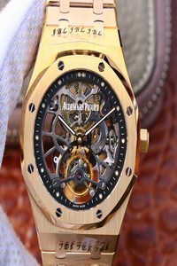 Replica Audemars Piguet Royal Oak Offshore Diver Tourbillon 15407OR.OO.1220ST.01 JF Factory Skeleton Dial