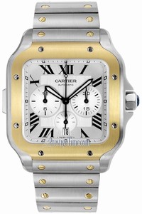 Replica w2sa0008 Cartier Santos De Cartier Chronograph Mens Watch