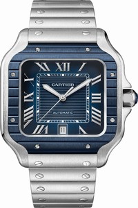 Replica wssa0048 Cartier Santos De Cartier Large Mens Watch